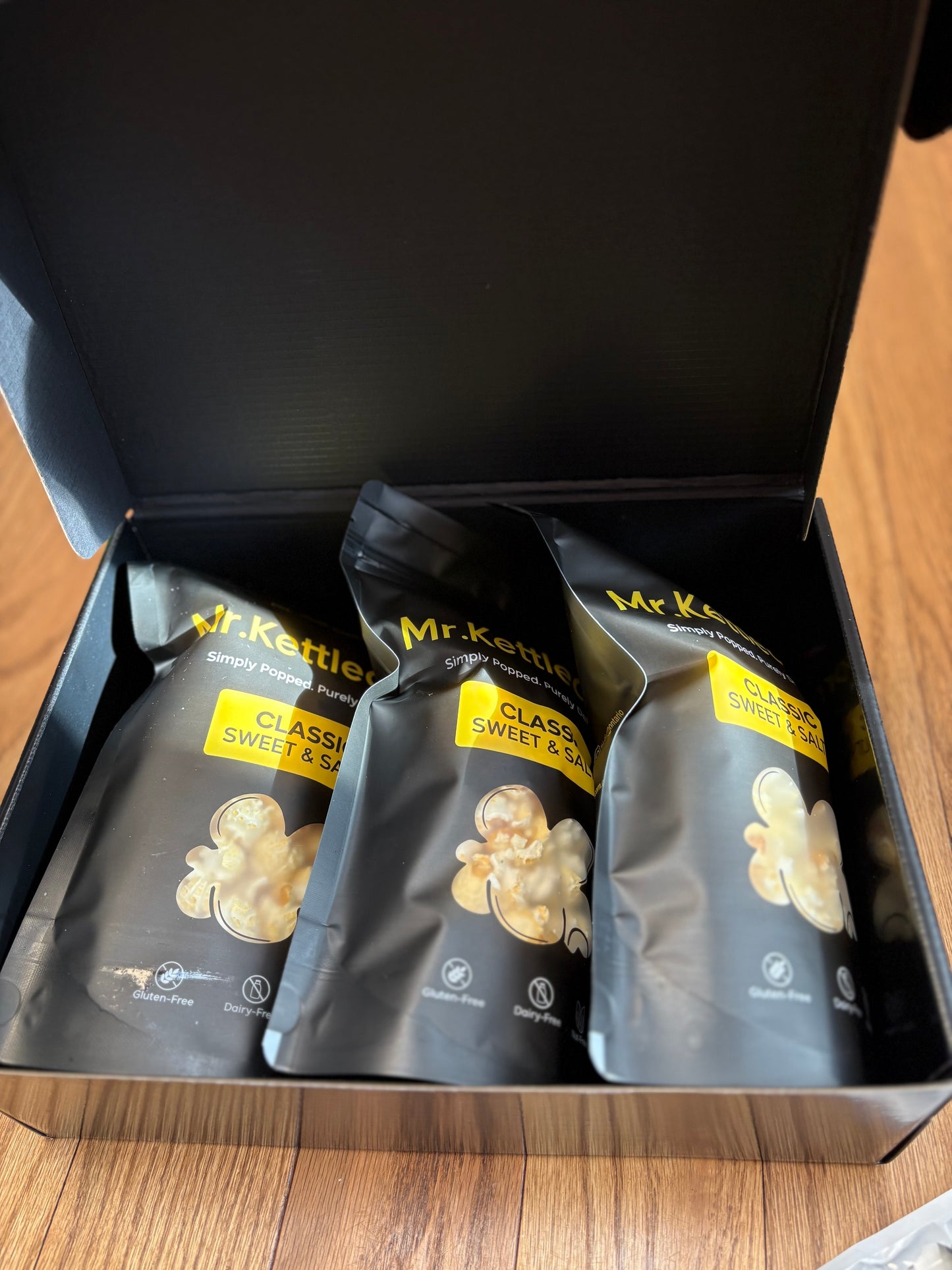 popcorn being served to customers